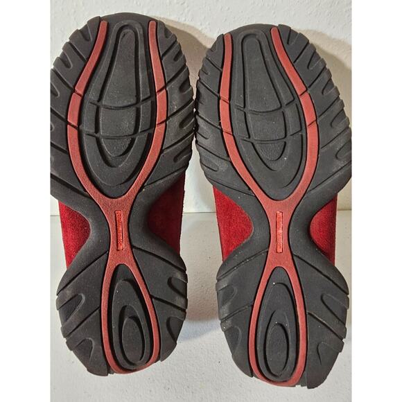 Mootsies Tootsies Women's Maxim Red Leather Suede Slip On Loafers Size 9 M - Picture 6 of 6